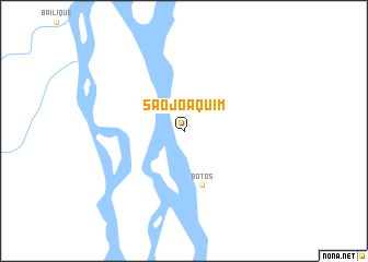 map of São Joaquim