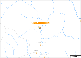 map of São Joaquim