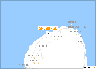 map of São Jorge