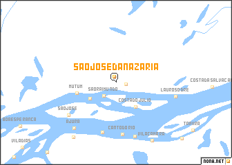 map of São José Danazária