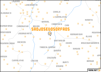 map of São José dos Órfãos