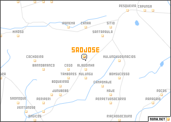 map of São José