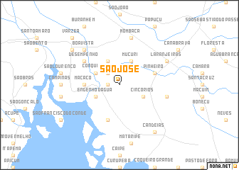 map of São José