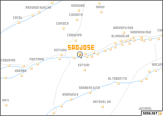 map of São José