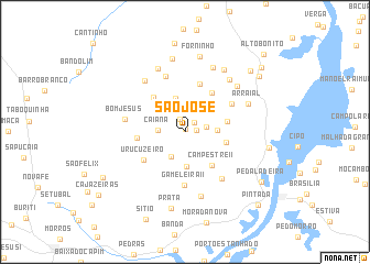 map of São José