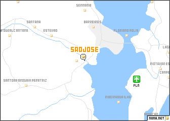 map of São José