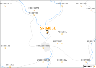 map of São José