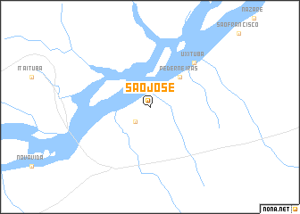 map of São José