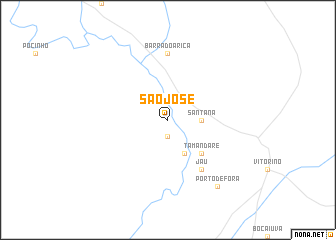 map of São José