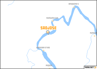 map of São José