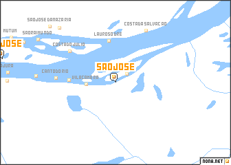 map of São José