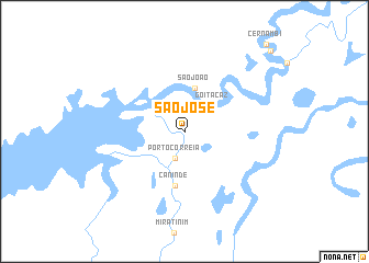 map of São José