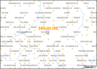 map of São Julião