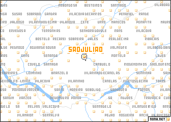 map of São Julião