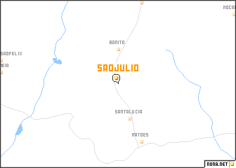 map of São Júlio