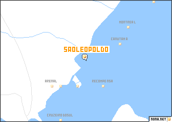 map of São Leopoldo