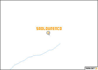 map of São Lourenço