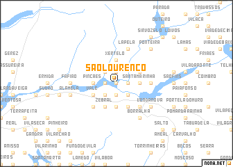 map of São Lourenço