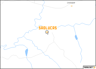 map of São Lucas