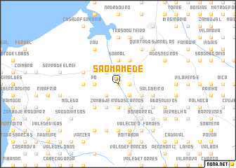 map of São Mamede