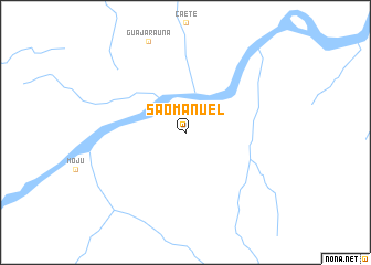 map of São Manuel