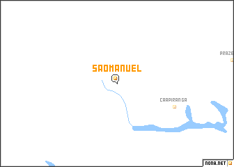 map of São Manuel