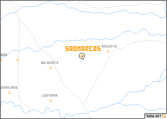 map of São Marcos