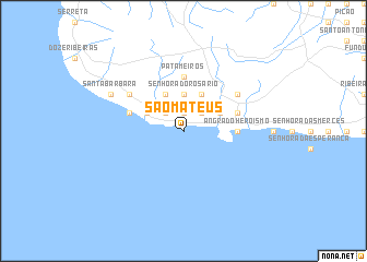 map of São Mateus