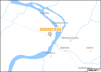 map of São Mateus