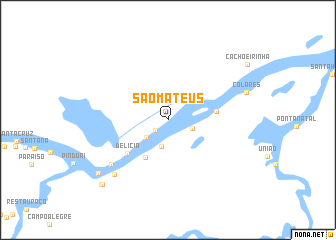 map of São Mateus