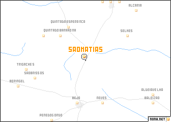 map of São Matias