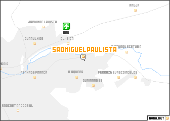 map of São Miguel Paulista