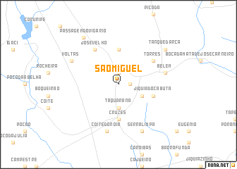 map of São Miguel