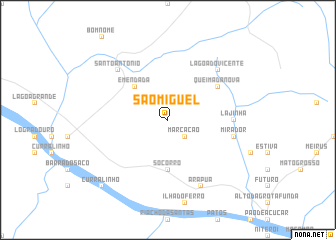 map of São Miguel