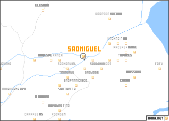 map of São Miguel