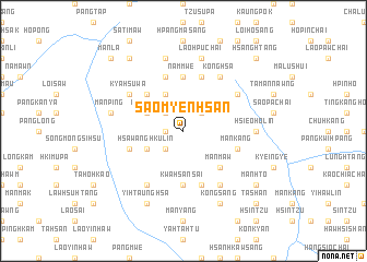 map of Sao-myenhsan