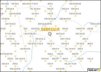 map of Saonguin