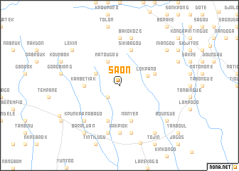 map of Saon