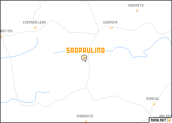 map of São Paulino
