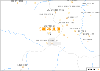 map of São Paulo I