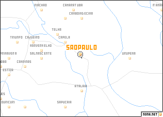 map of São Paulo