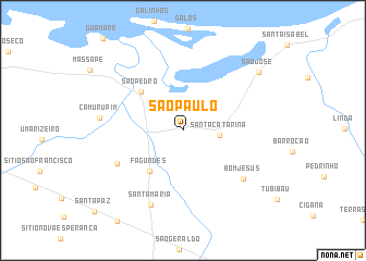 map of São Paulo