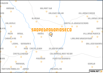 map of São Pedro do Rio Seco