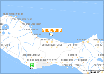 map of São Pedro