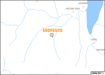 map of São Pedro