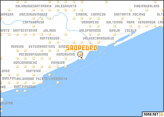 map of São Pedro