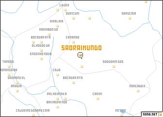 map of São Raimundo