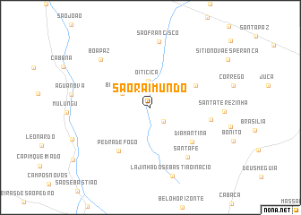 map of São Raimundo