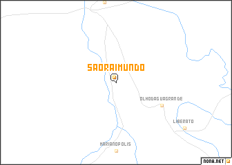 map of São Raimundo