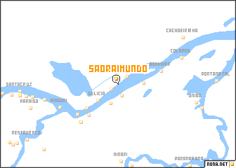 map of São Raimundo